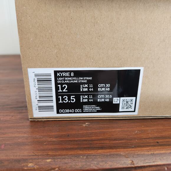 Nike Size 12M/13.5W Kyrie 8 Circle Of Life New - Picture 11 of 11